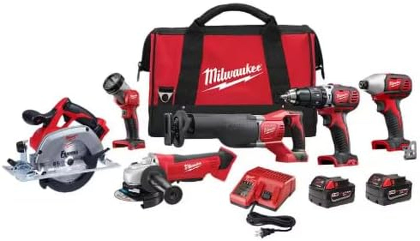 M18 Cordless LITHIUM-ION 6-Tool Combo Kit (2696-26)
