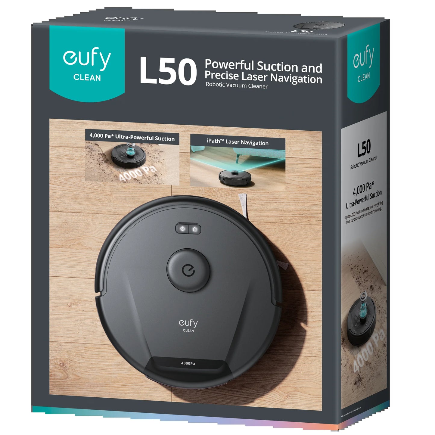 Clean L50 with 4,000 Pa Ultra Strong Suction, Multi-Floor Cleaning, Boostiq™, Customizable Mapping T2265Z11, New