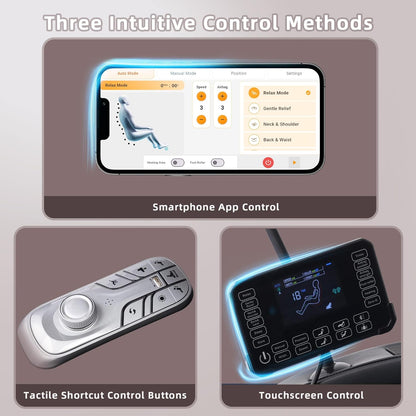 2026 A303C Massage Chair, Full Body Zero Gravity Recliner with SL Track, Body Scan, 12 Auto Modes, Lumbar Heat, Bluetooth App, Wireless Charge, and Foot Rollers for Home and Office (Black)