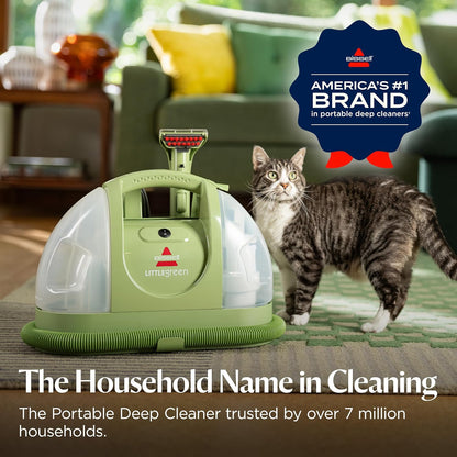 Little Green Multi-Purpose Portable Carpet and Upholstery Cleaner, Car and Auto Detailer, with Exclusive Specialty Tools, Green, 1400B