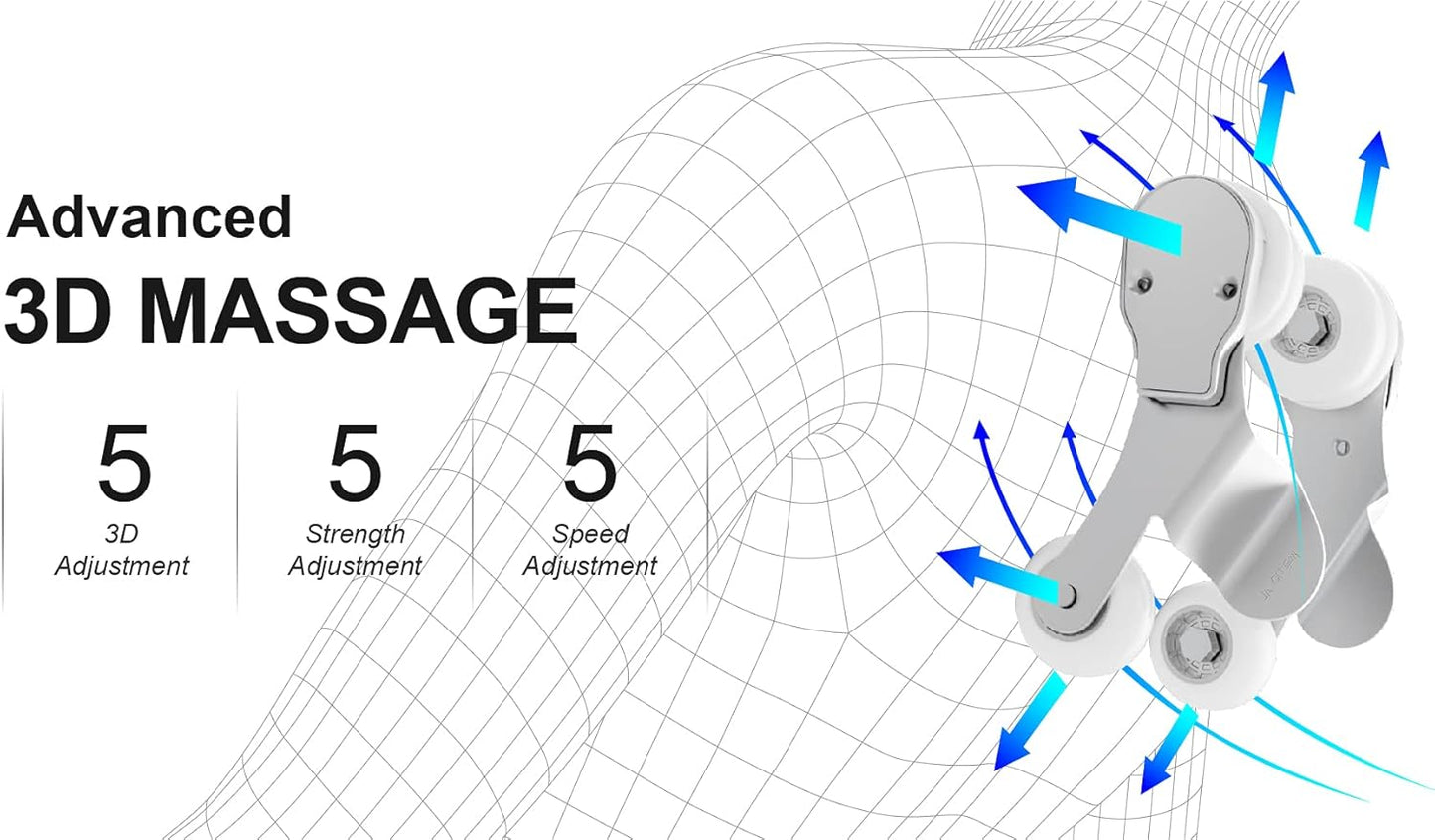 Os-Pro 3D Tecno L Black | Full Body Massage Chair | 3D Sl-Track Full Body Massage Chair | Zero Gravity | Lumbar Heating |Auto Body Scan | Bluetooth Speaker