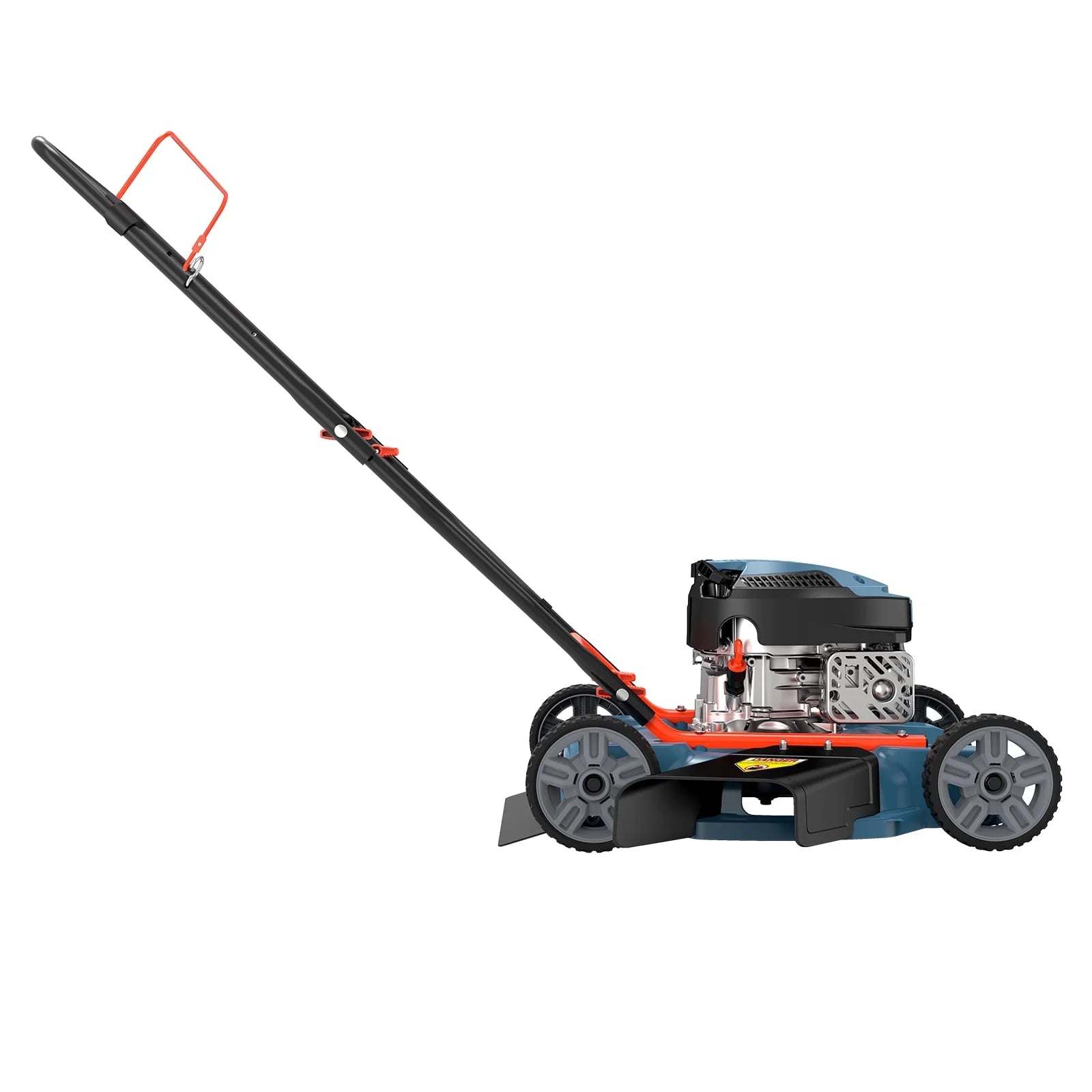 Gas Lawn Mower, 18In Cutting Blade / 19In Cutting Deck, 144Cc 4-Cycle Engine Push Mower with Side Discharge