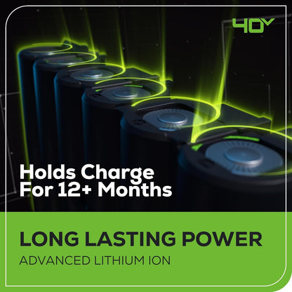 40V 16" Cordless Lawn Mower, Ultra-Light Push Mower with 4.0Ah Battery & Charger(75+ Tool Compatibility, 45Min Runtime)