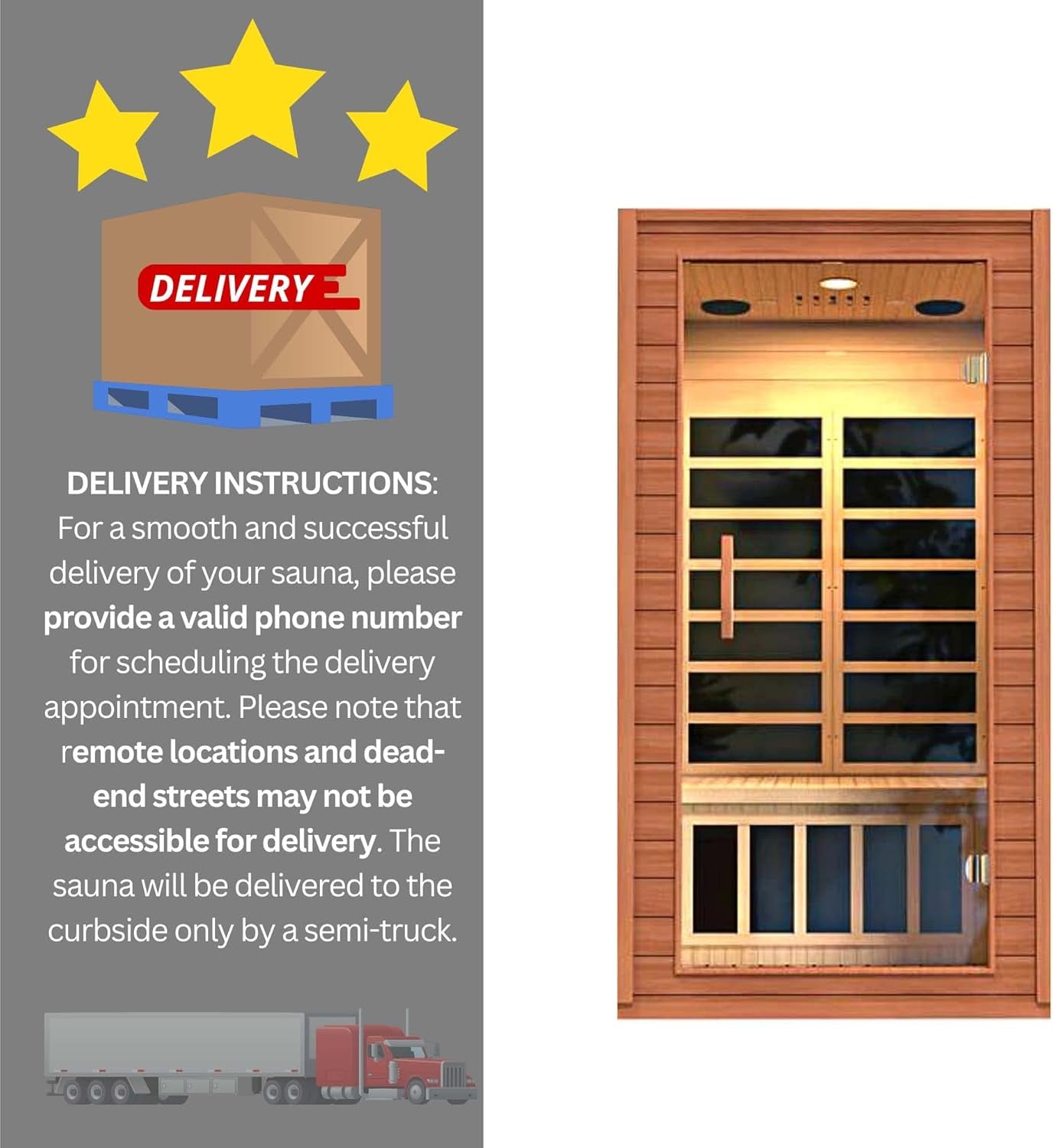 Dynamic Avila DYN-6103-01 Elite Ultra Low EMF (Under 3 MG) FAR Infrared Sauna - Curb Side Delivery