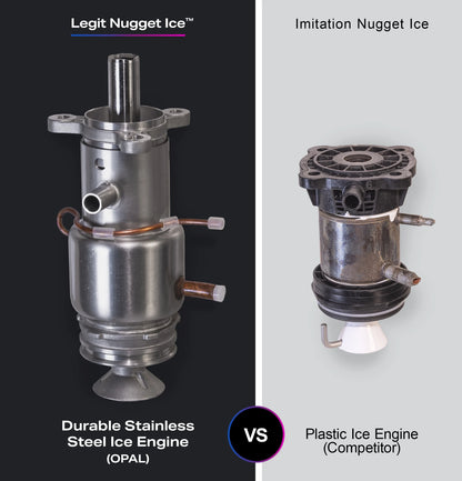 GE Profile™ Opal™ Nugget Ice Maker + Side Tank, Countertop Icemaker, Stainless Steel, 33Lbs Daily Ice Production