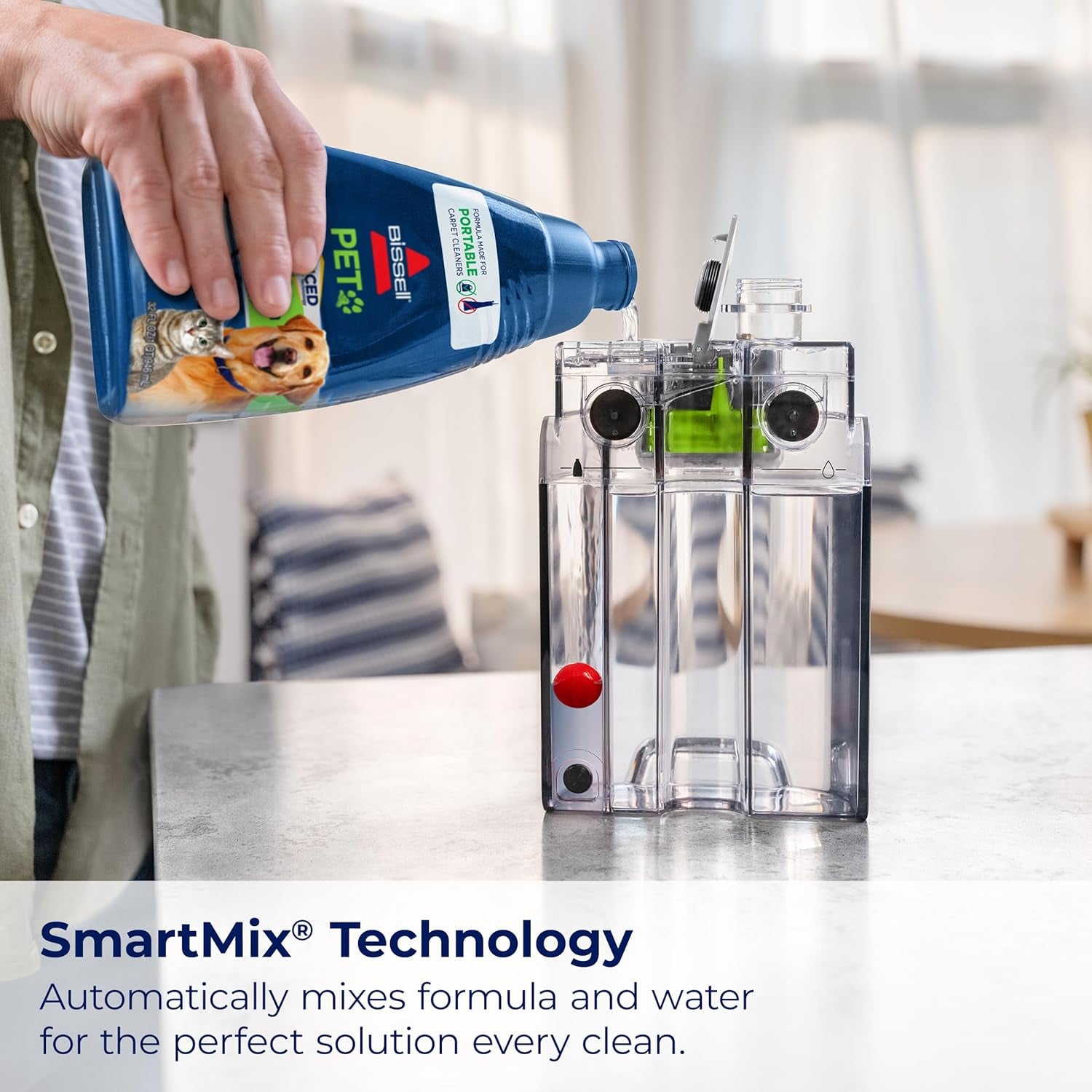 ® Little Green® Max Pet Smartmix Portable Carpet and Upholstery Deep Cleaner, Car/Auto Detailer, with Smartmix Technology, Self-Cleaning Tough Stain Tool and Pet Hair Removal Tool, 38572