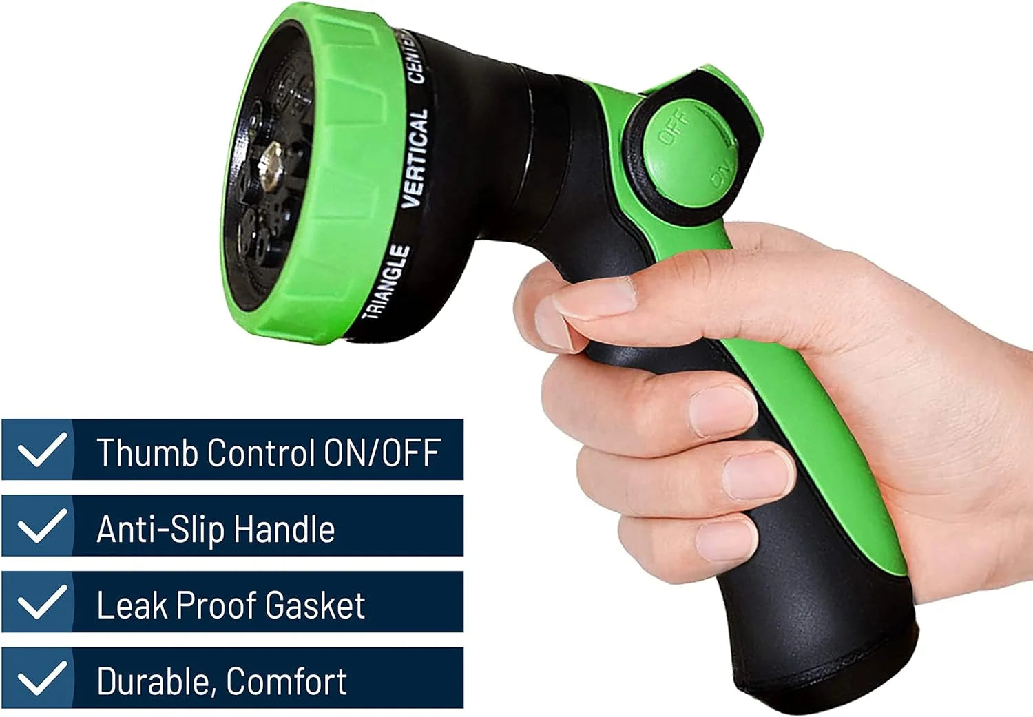 100FT Expandable Garden Hose with 8-Pattern Spray Nozzle – Durable, Flexible, Multipurpose (Black)