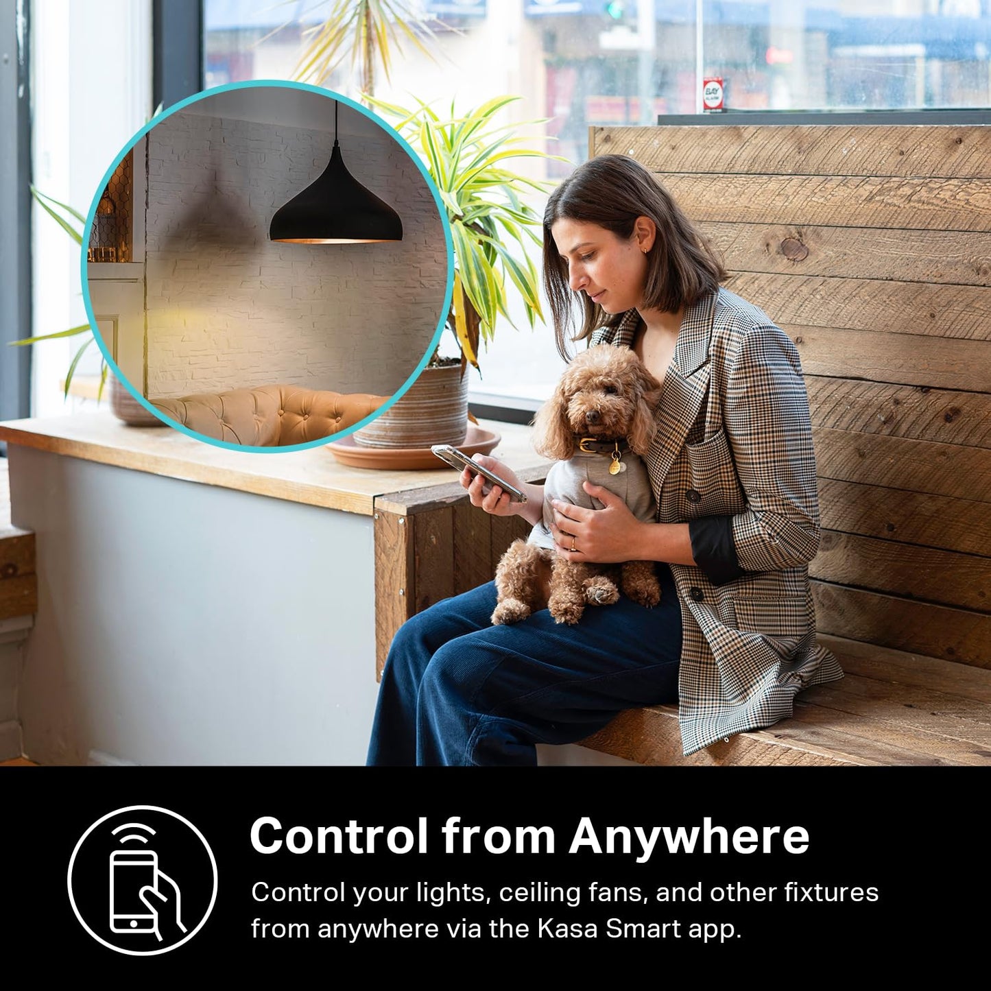 Light Switch HS200, Single Pole, Needs Neutral Wire, 2.4Ghz Wi-Fi Light Switch Works with Google Home, UL Certified, No Hub Required, White