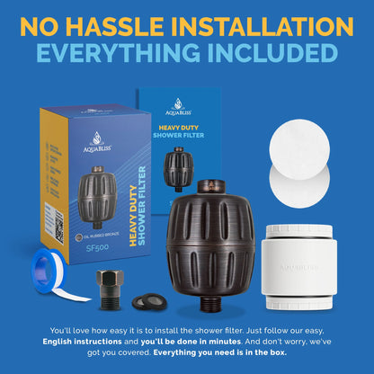 SF500 Heavy Duty Shower Filter Oil Rubbed Bronze (SF500-ORB)