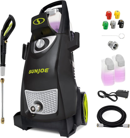 Electric Pressure Power Washer W/Dual Soap Tanks, 2030 PSI (PWMA Certified), 1.2 GPM, 13-Amp Motor - Heavy-Duty Cleaning Machine for Patios, Decks, & Sidewalks, SPX3000