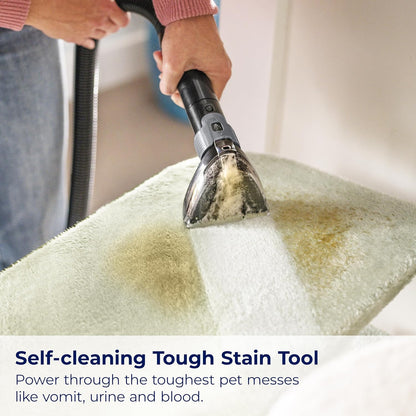 ® Little Green® Max Pet Smartmix Portable Carpet and Upholstery Deep Cleaner, Car/Auto Detailer, with Smartmix Technology, Self-Cleaning Tough Stain Tool and Pet Hair Removal Tool, 38572