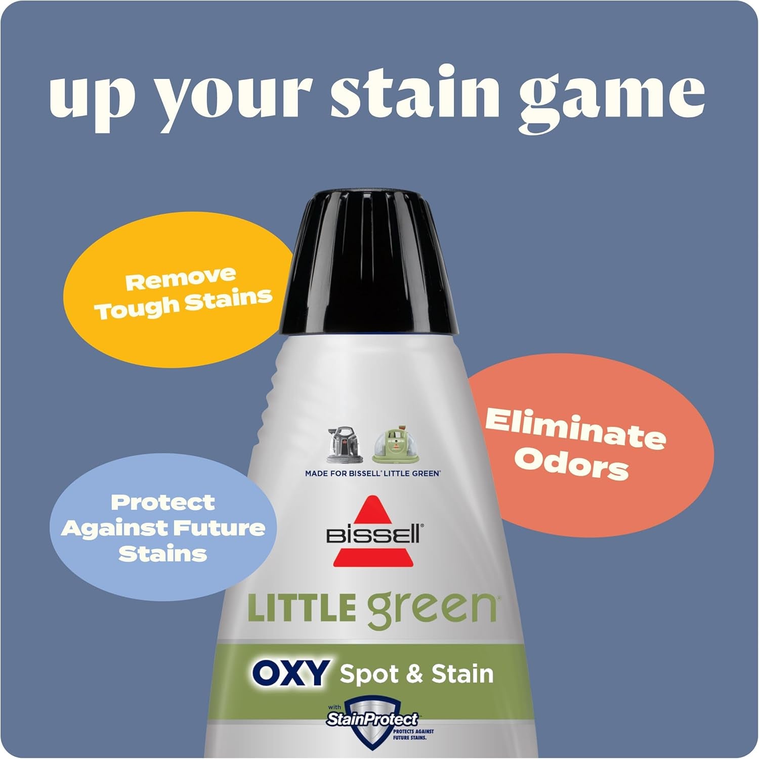 Little Green Mini Portable Carpet and Upholstery Deep Cleaner, Car/Auto Detailer, with Hydrorinse Self-Cleaning Tool and 4" Tough Stain Tool, Tea Green, 4075