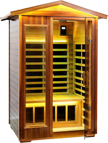 Experience Serenity: Dual-User Far Infrared Outdoor Sauna