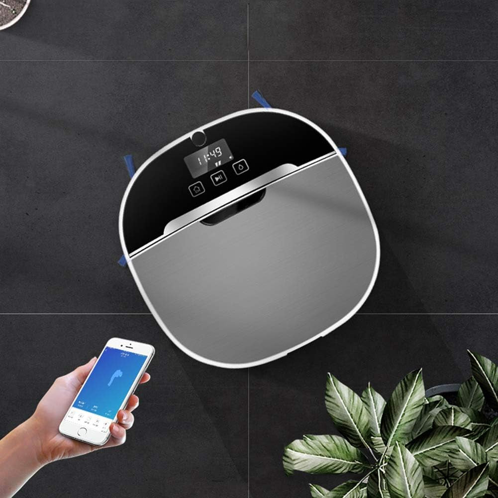 Robot Vacuum Cleaner High Suction, Self-Charging Robotic Vacuum Cleaner, App Connect, Auto Sweeper with Drop Sensor, for Pet Hair, Carpet and Hard Floors
