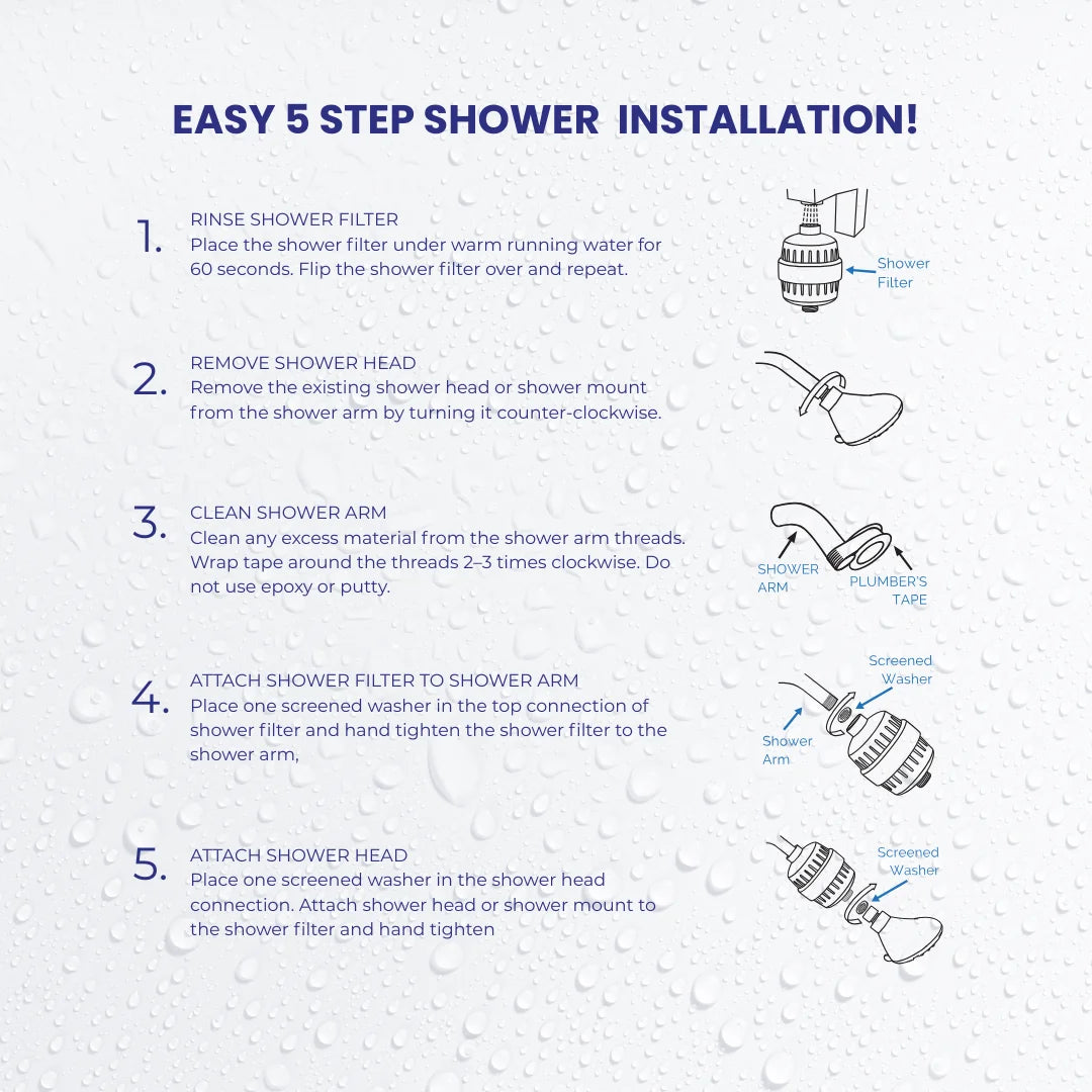 High Output Vitamin C Shower Filter Chrome (SF100)