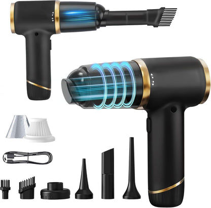 Handheld Vacuum Cleaner 15000PA Strong Suction Portable Car Vacuum Cordless for Home, Car, Pet Hair. Black.