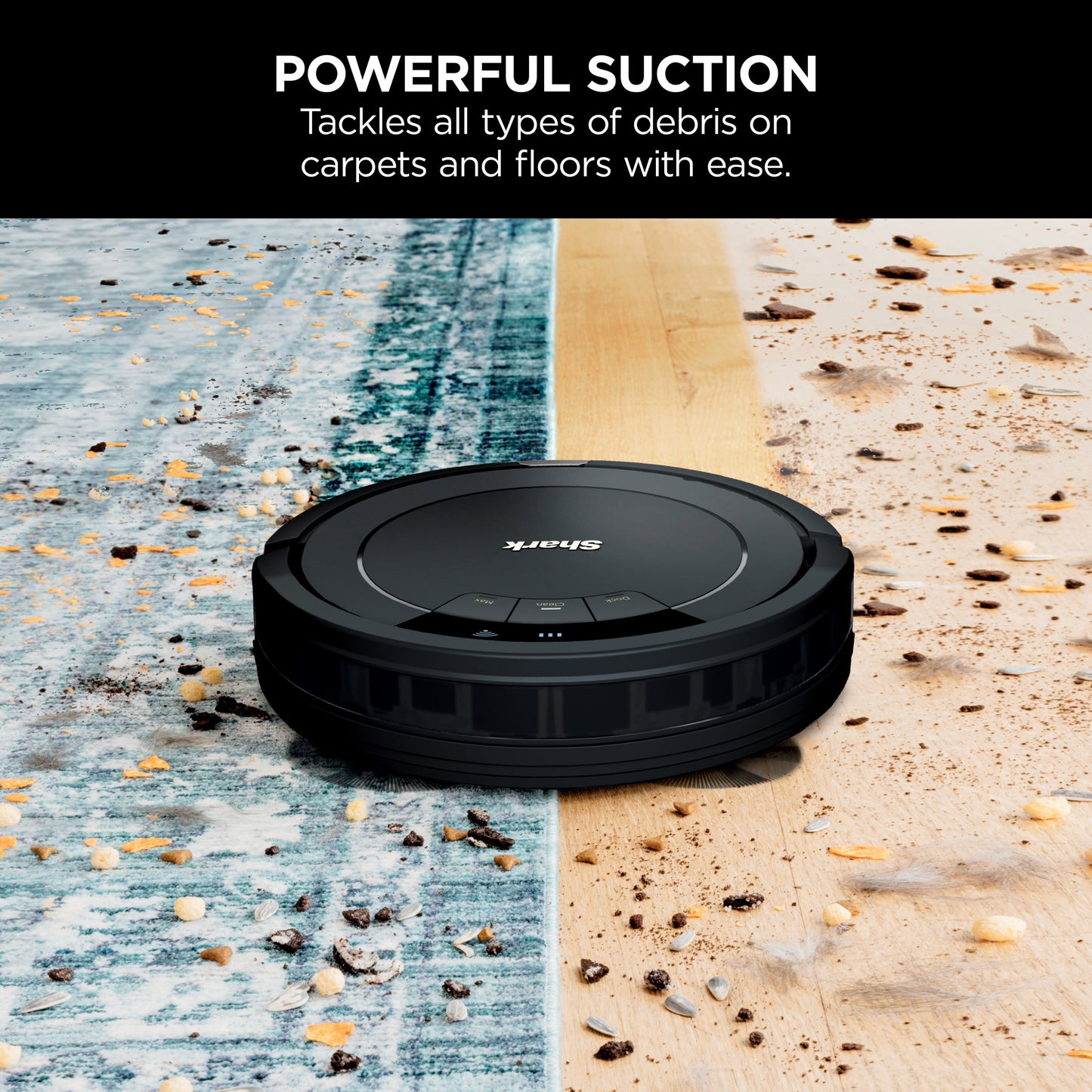 ION Robot Vacuum, Carpet & Hard Floor, Pet Friendly, Wi-Fi, Tri-Brush System, Bounce Navigation, RV754