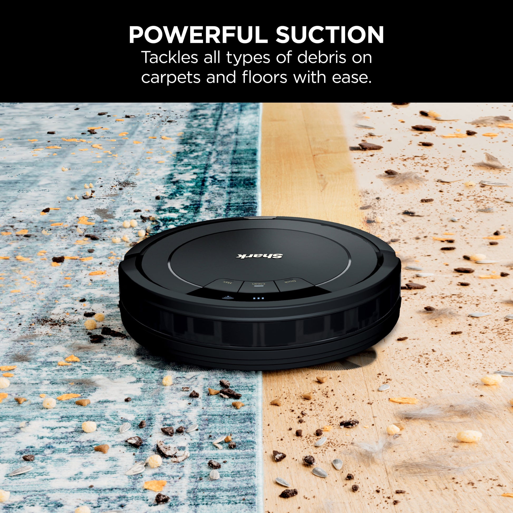 ION Robot Vacuum, Carpet & Hard Floor, Pet Friendly, Wi-Fi, Tri-Brush System, Bounce Navigation, RV754