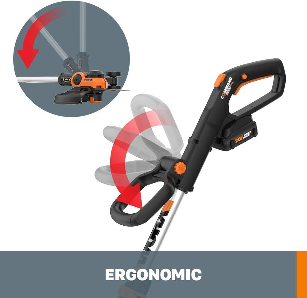 String Trimmer Cordless GT3.0 20V Powershare 12" Edger & Weed Trimmer (2 Batteries & Charger Included) WG163