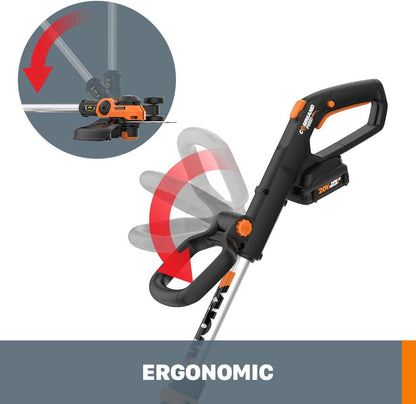 String Trimmer Cordless GT3.0 20V Powershare 12" Edger & Weed Trimmer (2 Batteries & Charger Included) WG163