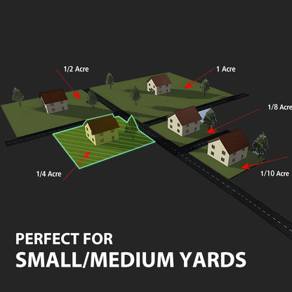 Gas Lawn Mower, 21 Inches 144Cc 2-In-1 Walk-Behind , Side Discharge Push Lawn Mower