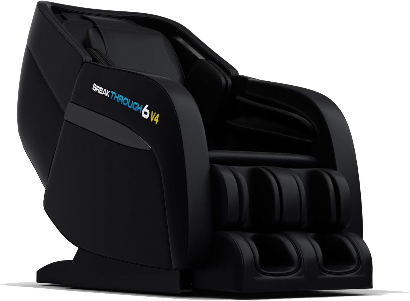 6 V4 Recliner 3D Massage Chair | Zero Gravity with Heating | Deep Tissue Shiatsu Full Body Massager | Yoga Stretch | Pain Relief | Full Foot Massager | Perfect Luxury Gift (Black)