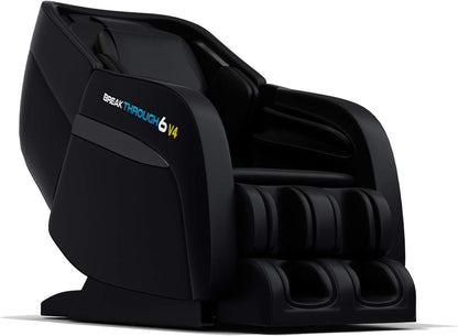 6 V4 Recliner 3D Massage Chair | Zero Gravity with Heating | Deep Tissue Shiatsu Full Body Massager | Yoga Stretch | Pain Relief | Full Foot Massager | Perfect Luxury Gift (Black)