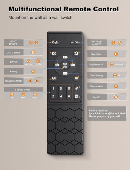 Ceiling Fans with Lights, 52'' Low Profile Ceiling Fan with Light and Remote/App Control, Modern Flush Mount Ceiling Fan for Indoor Bedroom Living Room, Dimmable, Qiuet DC Motor, Black