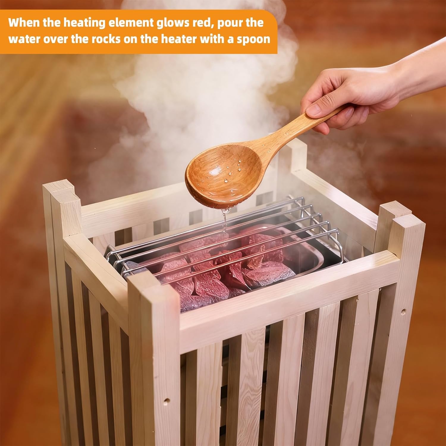 Infrared & Steam Dual-System Sauna, Hybrid Indoor Red Cedar Sauna for 4-6 People, 6KW Heater, Wifi Control, Built-In Sound System, Oxygen Bar, 7-Color Light, Light Strip, Water Bucket, Ladle, 220V