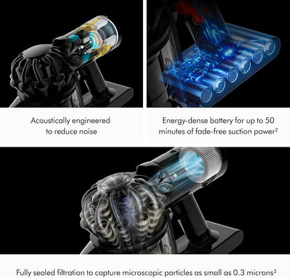 Car+Boat Handheld Vacuum, Cordless and Lightweight, Cleans Hard Surfaces and Upholstery, 115AW, 2 Power Modes, up to 50 Minutes²