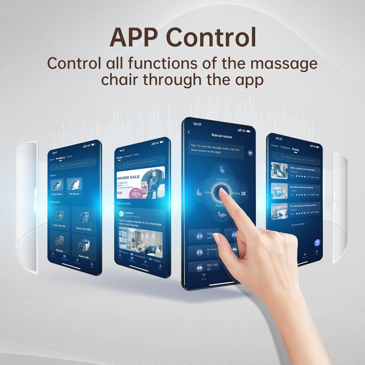 2025 Massage Chair Full Body, Zero Gravity Sl-Track Shiatsu Massage Recliner with Heat, APP Control, Child Lock, Body Scan Bluetooth Foot Roller, Favor 06, All Black