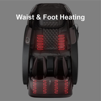 Os-Pro 3D Tecno L Black | Full Body Massage Chair | 3D Sl-Track Full Body Massage Chair | Zero Gravity | Lumbar Heating |Auto Body Scan | Bluetooth Speaker