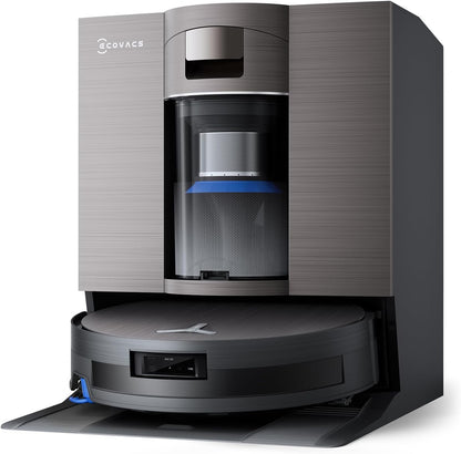 DEEBOT X11 Omnicyclone Robot Vacuum and Mop, Powerboost Charging, OZMO Roller 2.0 Instant Self-Washing Mop, 19,500Pa Blast Suction, Bagless Omnicyclone Station, AIVI 3D Smart Navigation