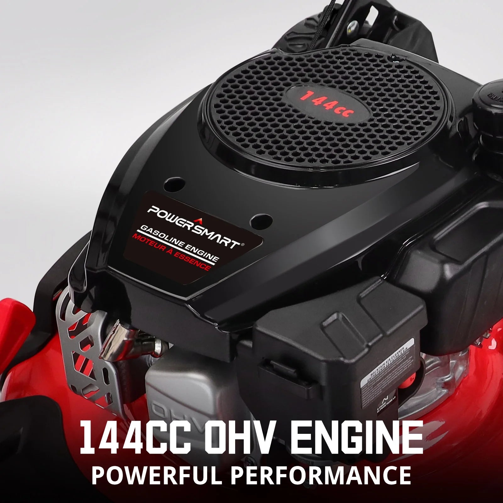 Gas Lawn Mower, 21 Inches 144Cc 2-In-1 Walk-Behind , Side Discharge Push Lawn Mower