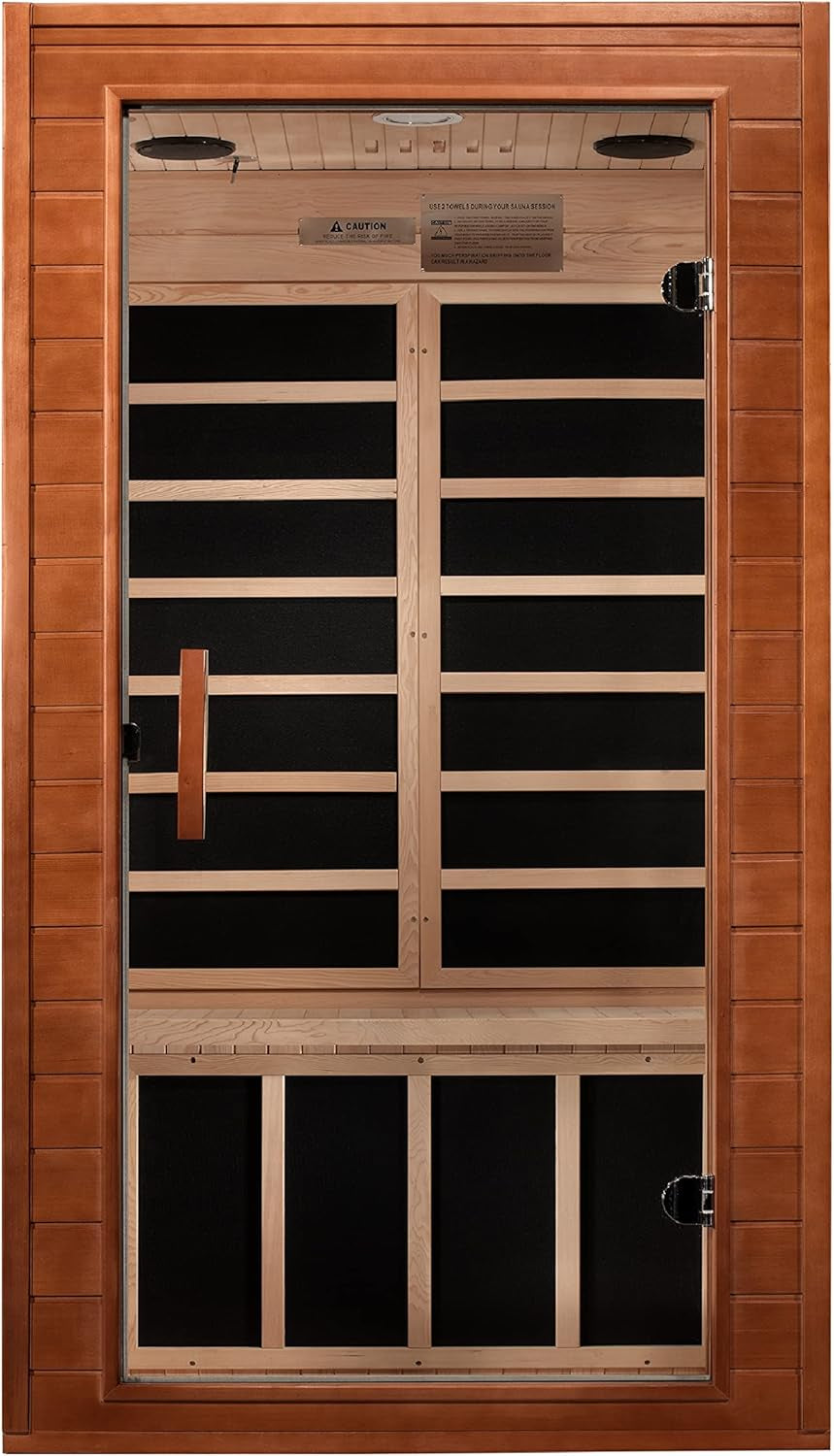 Dynamic Avila DYN-6103-01 Elite Ultra Low EMF (Under 3 MG) FAR Infrared Sauna - Curb Side Delivery