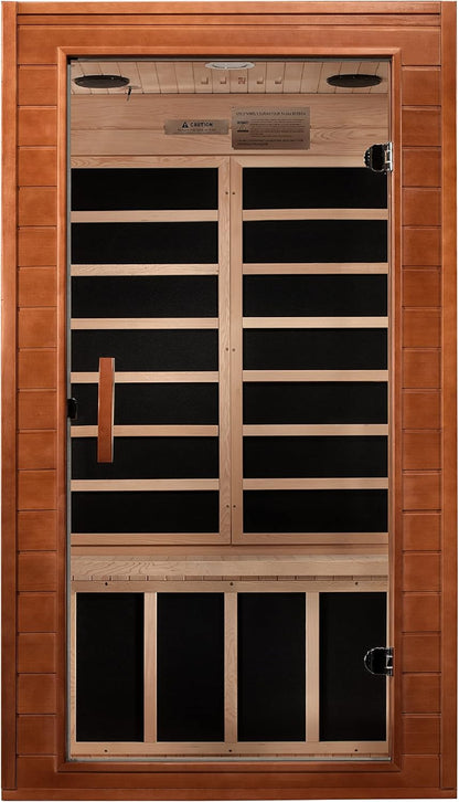 Dynamic Avila DYN-6103-01 Elite Ultra Low EMF (Under 3 MG) FAR Infrared Sauna - Curb Side Delivery