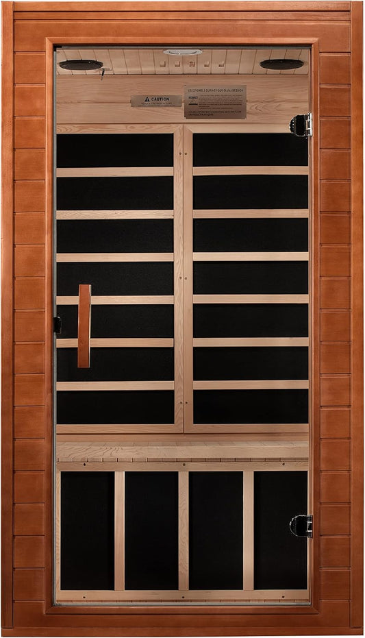 Dynamic Avila DYN-6103-01 Elite Ultra Low EMF (Under 3 MG) FAR Infrared Sauna - Curb Side Delivery