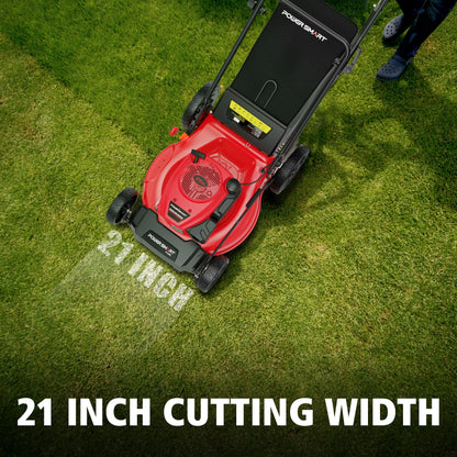 21" 170Cc Gas Self-Propelled Lawn Mower, with 6-Position Height Adjustment