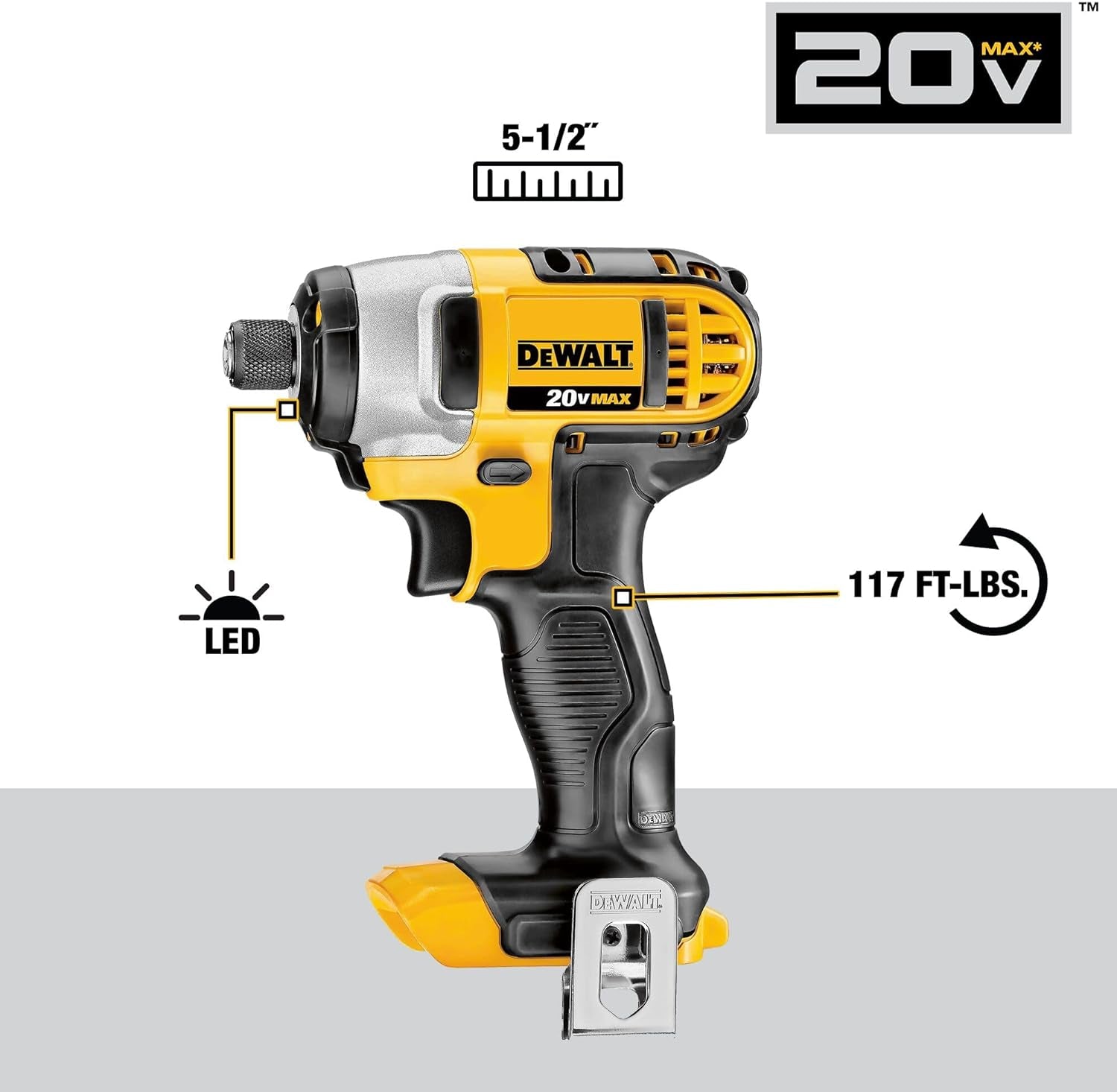 20V MAX Cordless Drill and Impact Driver, Power Tool Combo Kit with 2 Batteries and Charger (DCK240C2)