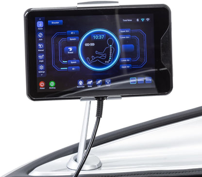 A860 Full Body 4D Massage Chair-Health Detection,Dual-Core System, 125°-166° I-Open Flexible Rail,Top Grain Genuine Cowhide,Customizable Programs,App Control, AI Voice Control, 20+5 Modes(Deep Black)