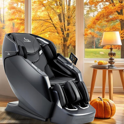 A675 4D Massage Chair, 2026 with 125°–167° Adjustable I-Open Flexible Track | Full Body Scan & Stretch | Calf Kneading & Auto Footrest | Zero Gravity Recline | 22 Modes & Cover