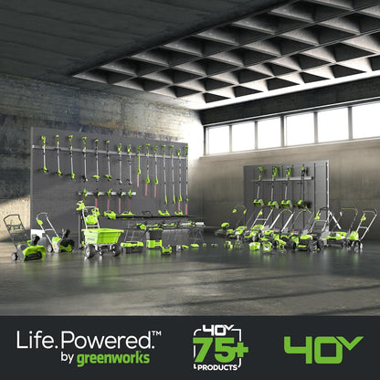 40V 16" Cordless Lawn Mower, Ultra-Light Push Mower with 4.0Ah Battery & Charger(75+ Tool Compatibility, 45Min Runtime)