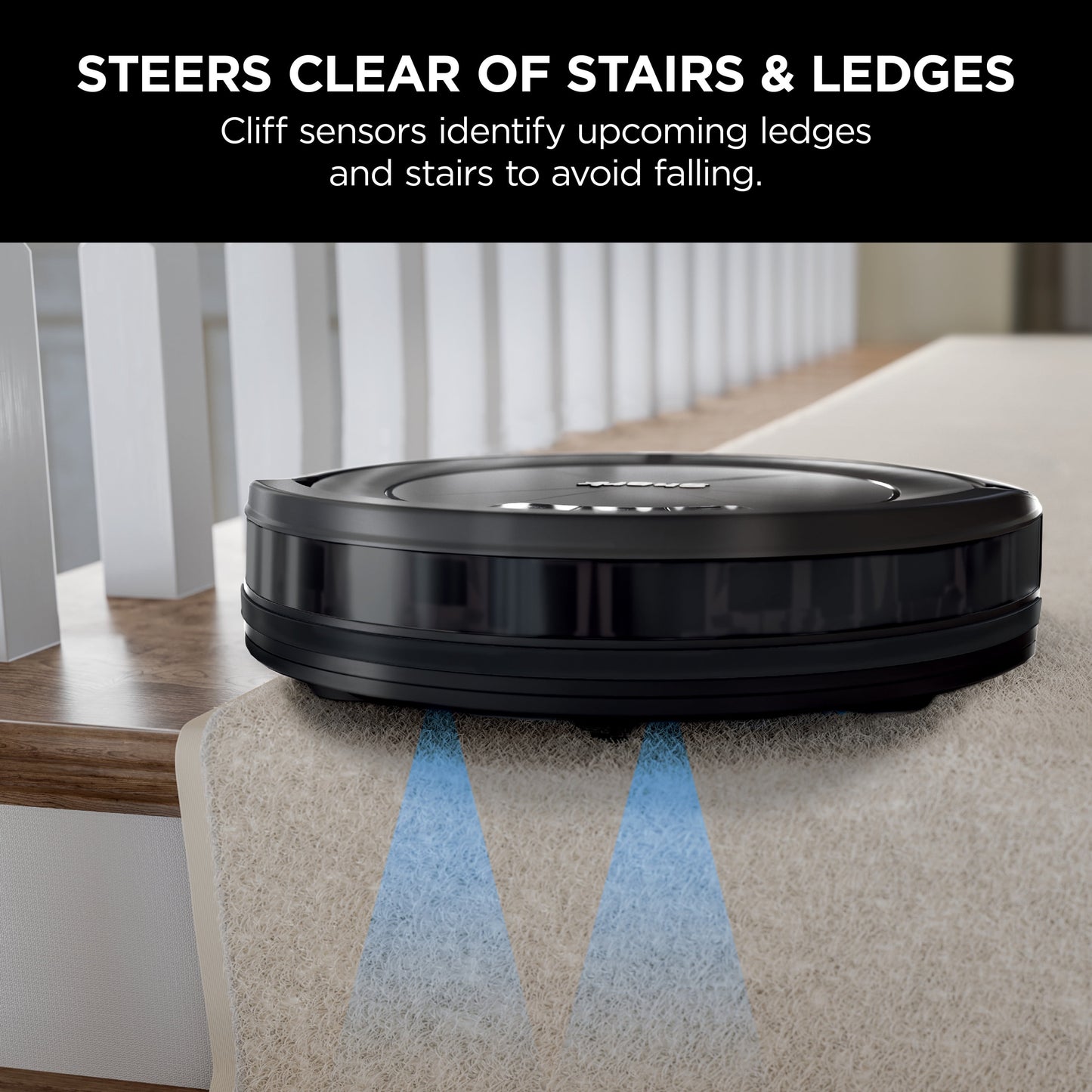 ION Robot Vacuum, Carpet & Hard Floor, Pet Friendly, Wi-Fi, Tri-Brush System, Bounce Navigation, RV754