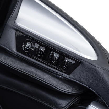 A860 Full Body 4D Massage Chair-Health Detection,Dual-Core System, 125°-166° I-Open Flexible Rail,Top Grain Genuine Cowhide,Customizable Programs,App Control, AI Voice Control, 20+5 Modes(Deep Black)