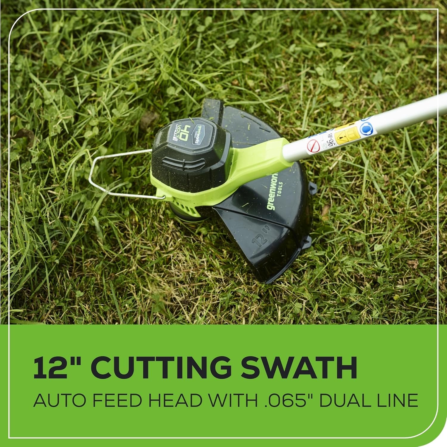 40V Lawn Care Combo Kit, Trimmer & Blower for Edging & Leaf Cleanup, 2.0Ah Battery & Charger (Gas-Free Yard Duo)