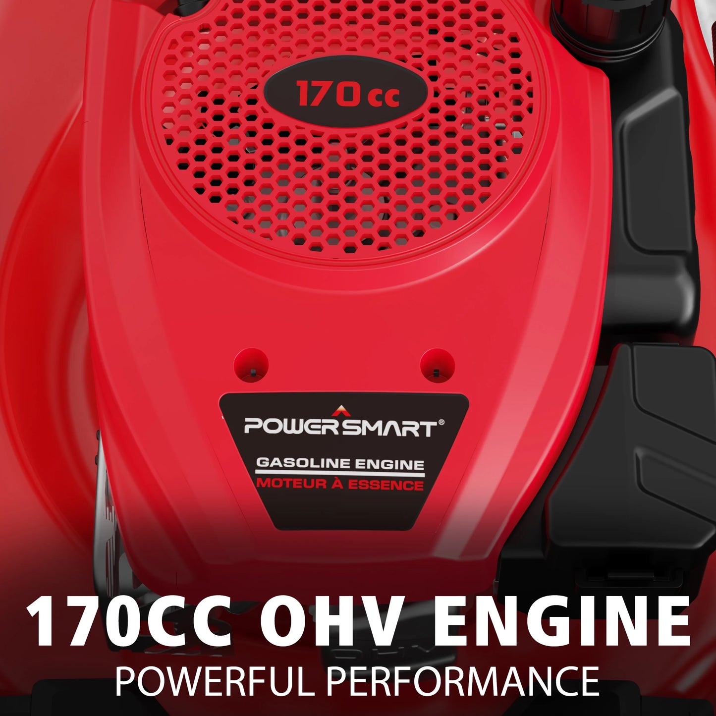 21" 170Cc Gas Self-Propelled Lawn Mower, with 6-Position Height Adjustment