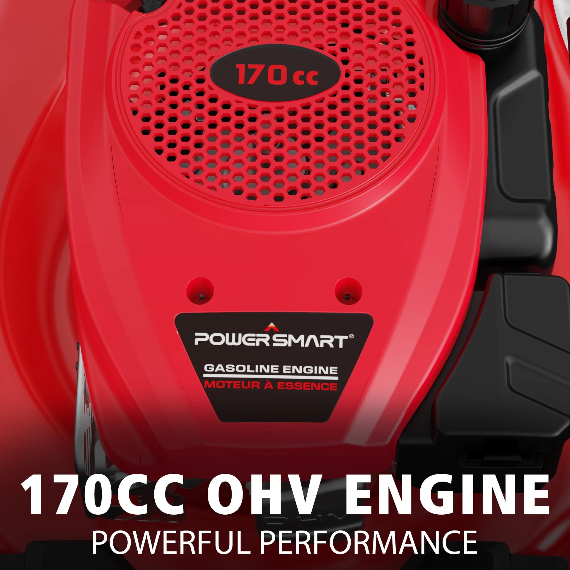 21" 170Cc Gas Self-Propelled Lawn Mower, with 6-Position Height Adjustment