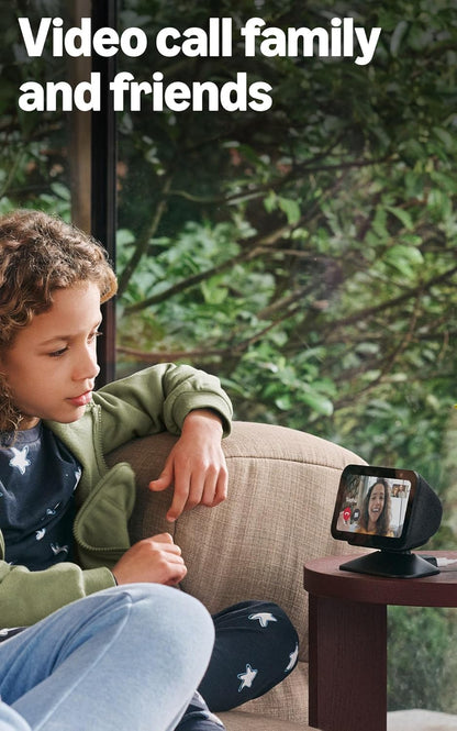 Echo Show 5 (Newest Model), Smart Display with Alexa+ Early Access, 2X the Bass and Clearer Sound, Glacier White