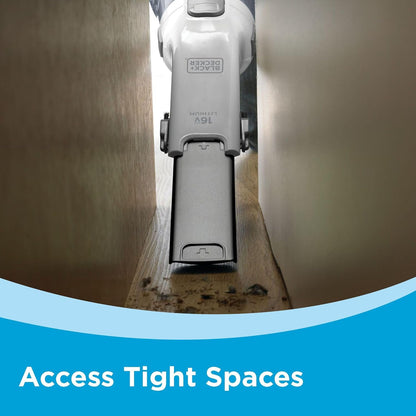 Dustbuster Advancedclean Handheld Vacuum Cordless, Compact Home and Car Vacuum with Crevice Tool ,Rotating Nozzle and Charging Station, Large Dust Bowl (CHV1410L)