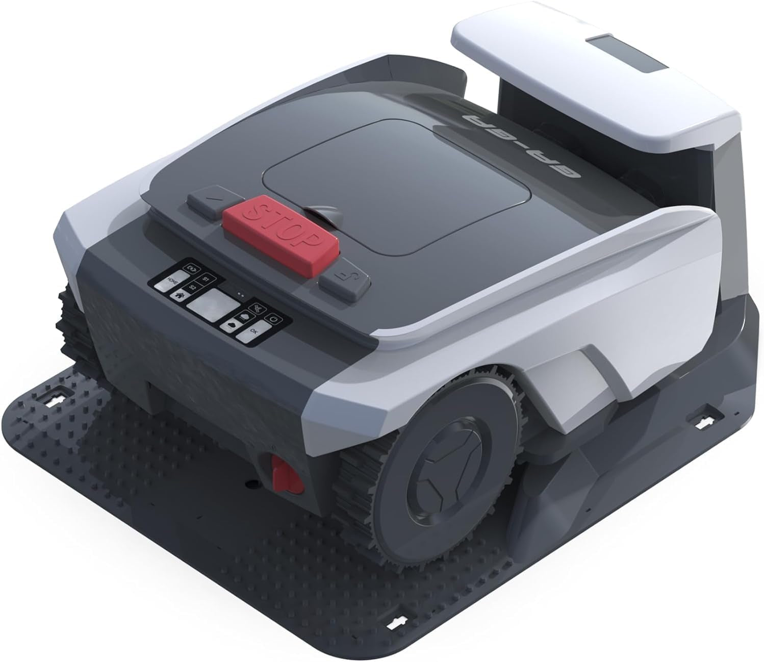 Automatic Robot Lawn Mower with GPS Navigation, Mows up to 1/2 Acre /21,000 Sq.Ft,300% Higher Efficiency of Auto Path Planning，App Control，Gps Anti-Theft, IPX5